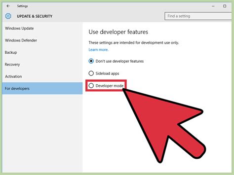 how to enter developer mode