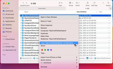 how to enter file path in mac finder