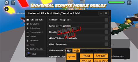 how to enter scripts in roblox mobile