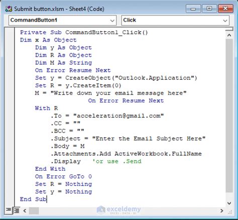 how to enter vba code in excel on mac