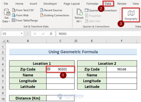 how to enter zip codes in excel