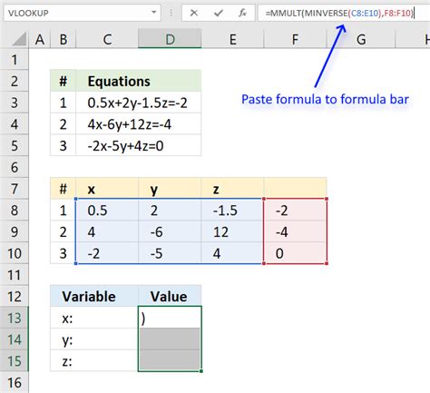how to equations on excel
