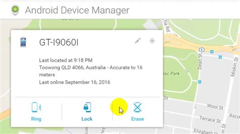 how to erase data from lost phone using gmail