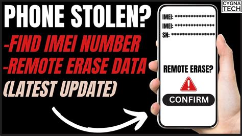 how to erase data from lost phone using imei