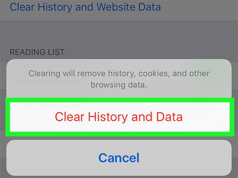 how to erase data from website