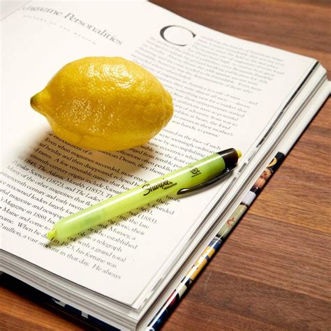 How To Erase Highlighter From A Book With Lemon