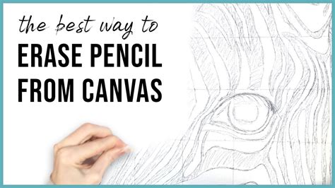 How To Erase Pencil Sketch From Canvas