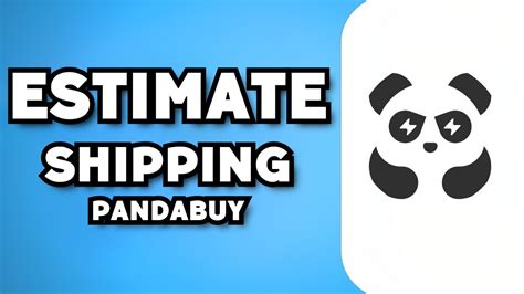 how to estimate shipping on pandabuy