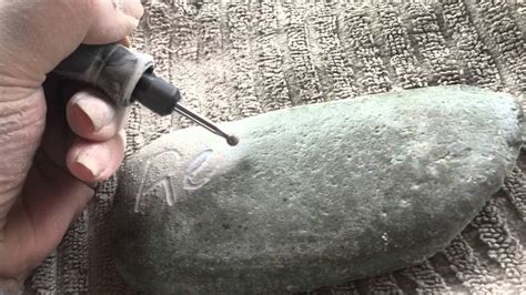 How To Etch Name In Rock