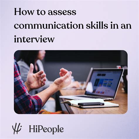 how to evaluate communication skills in an interview