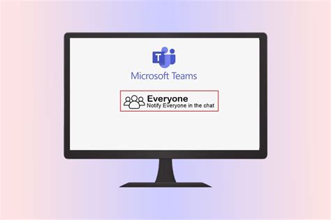 how to everyone in a teams group chat