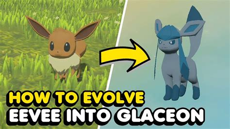 how to evolve eevee into glaceon in pokemon let's go eevee