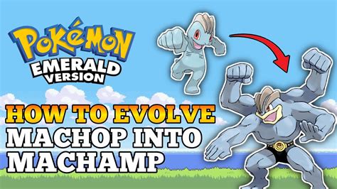 how to evolve machoke emerald emulator