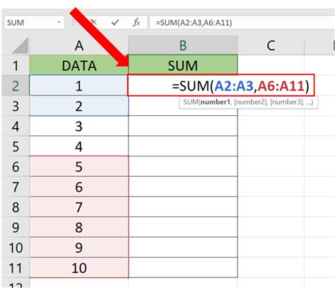 how to exclude cells in excel formula