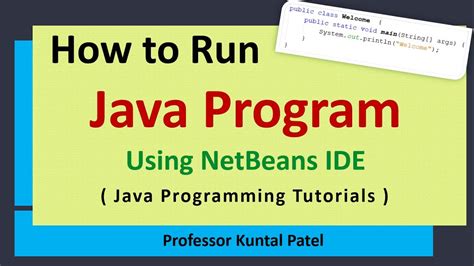 how to execute java program in netbeans