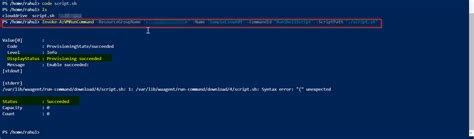 how to execute sh file in powershell