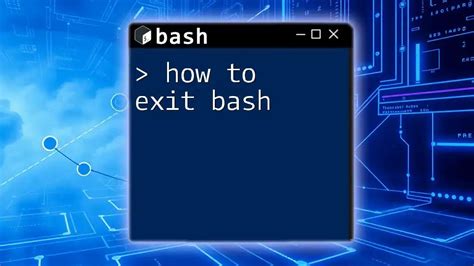 how to exit bash in terminal mac
