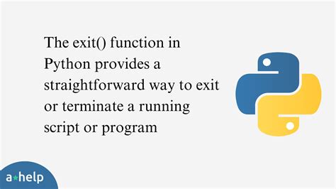 how to exit execution in python