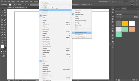 how to exit presentation mode in illustrator