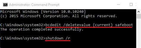 How To Exit Safe Mode Windows 10 Command Prompt