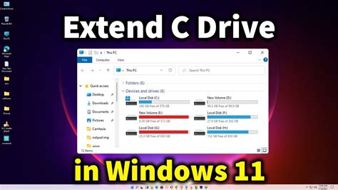 how to expand size of c drive in windows 11