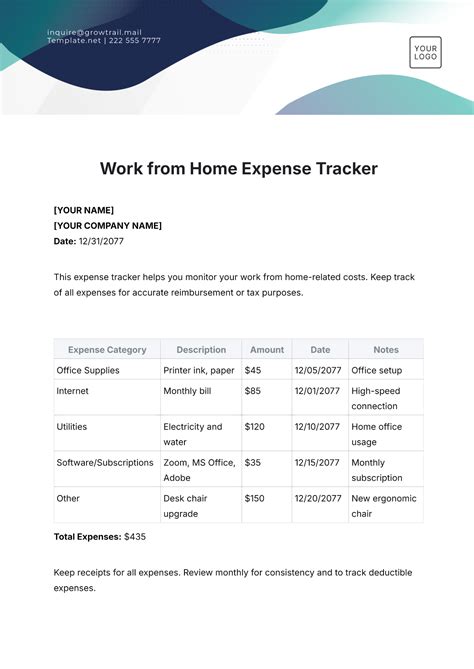 How To Expense Working From Home