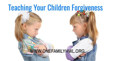 how to explain forgiveness to a kid