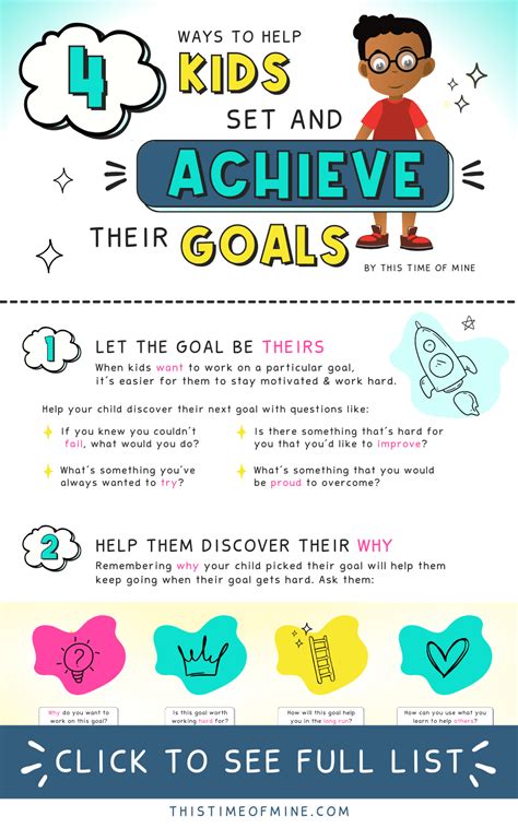 how to explain goal setting to a child