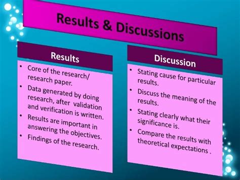 how to explain results and discussion in research