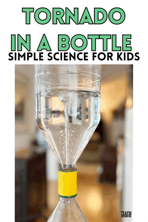 how to explain the science of a tornado in a bottle to a child