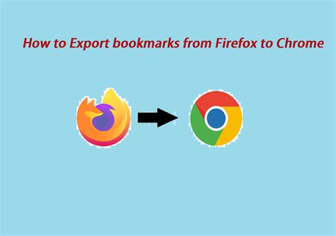 how to export bookmarks from chrome to mozilla