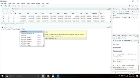 how to export data from rstudio to excel