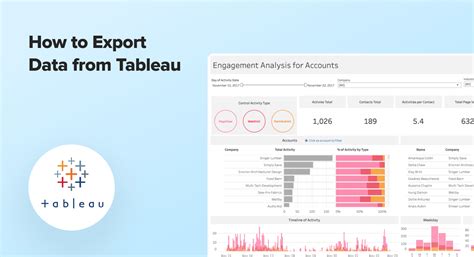 how to export data from tableau server to excel