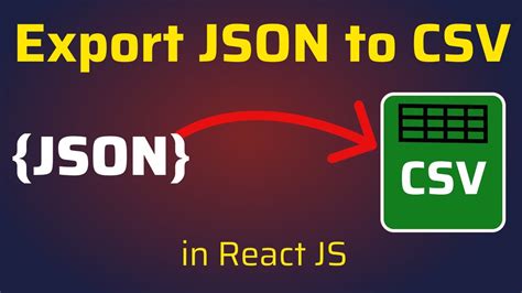 how to export data to csv file in react js