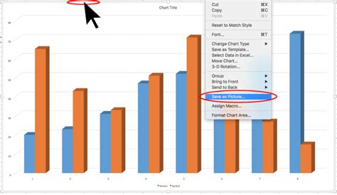 how to export graph from excel to word