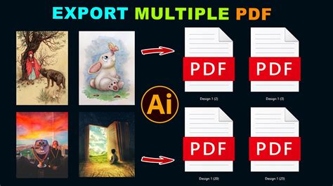 How To Export Multiple Pdf Pages In Illustrator