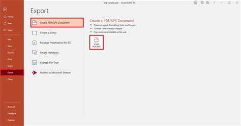 how to export ppt slides with notes