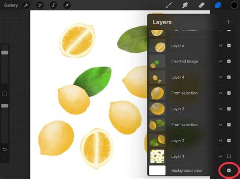 how to export something with a transparent background in procreate