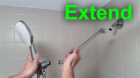 How To Extend Shower Arm