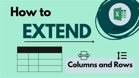 How To Extend The Excel Sheet