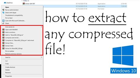 How To Extract A Compressed File