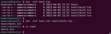 How To Extract A Single File From Tar
