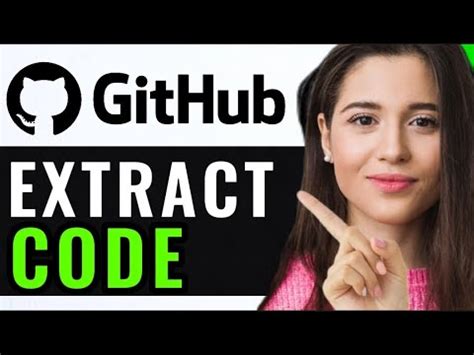 how to extract code from github