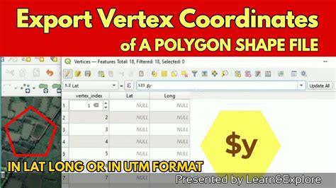 how to extract coordinates from shapefile qgis