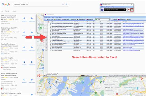 how to extract data from google maps api