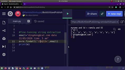 how to extract data using python