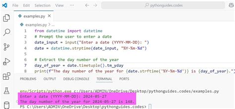 how to extract day from date in python