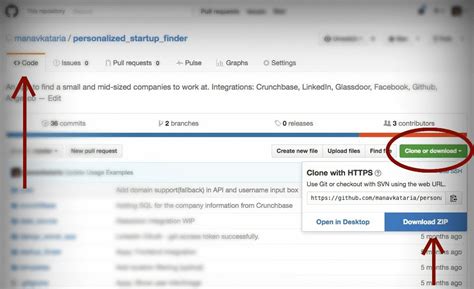 how to extract files from github