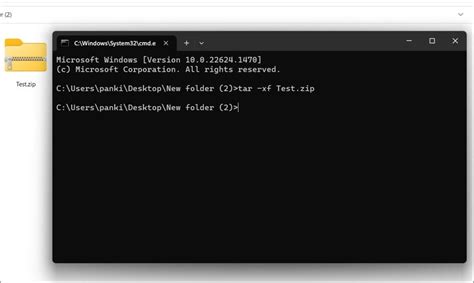 How To Extract Files Using Command Prompt