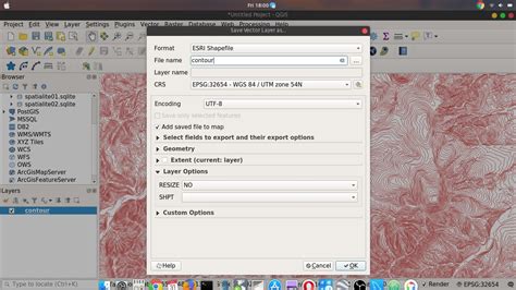how to extract shapefile from qgis